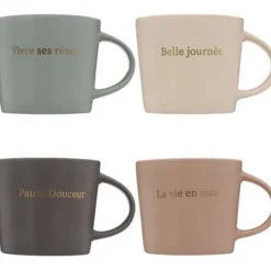 New SECRET DE GOURMET Mug belle journee 32 cl assorti