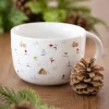 Clearance RAINBOW CHRISTMAS Mug blanc motif ski