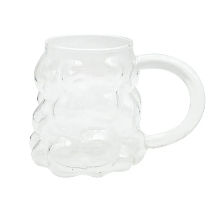 Clearance KITCHEN COLLECTION Mug bulles relief en verre