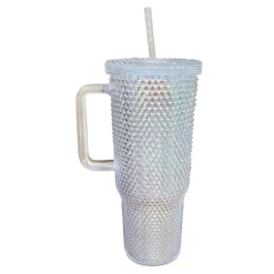 New LET'S DRINK Mug de transport argente 1l