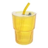 SIMPLY SUMMER Mug en verre avec paille 4 a
