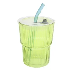 SIMPLY SUMMER Mug en verre avec paille 4 a