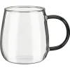 Sale SIMPLY Mug en verre fond damier
