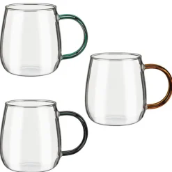 Sale SIMPLY Mug en verre fond damier