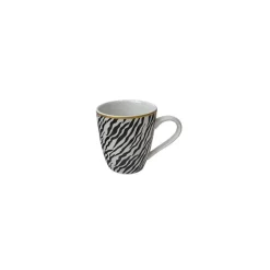 Best KITCHEN COLLECTION Mug leopard/zebre lisere gold