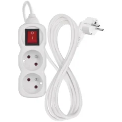 Sale EMOS Multiprise 2 prises + interrupte