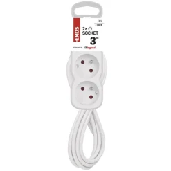 Discount EMOS Multirpise 2 prises - cordon 3m
