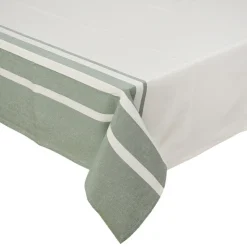 Sale SIMPLY Nappe avec bordure verte 140x240