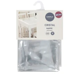 Clearance SIMPLY Nappe cristal uni 240gsm 140x240