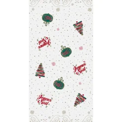 Clearance Nappe damasee 1.18x6m blanche sa