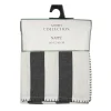 Discount KITCHEN COLLECTION Nappe rayee noir et blanc