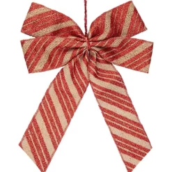 Clearance Noeud de noel craft rouge 28x40c