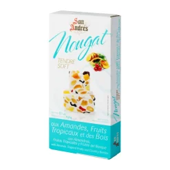 Online Nougat amandes & fruits 150g