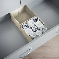 Outlet HOME ESSENTIALS Organiseur armoire x2 15x15x9cm