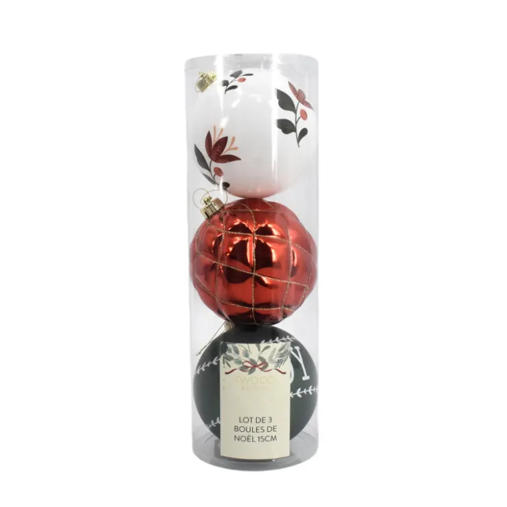 Best Pack de 3 boules 15cm tradi