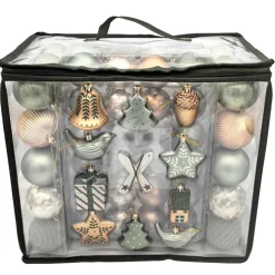 Sale Pack de 72 boules forest nature