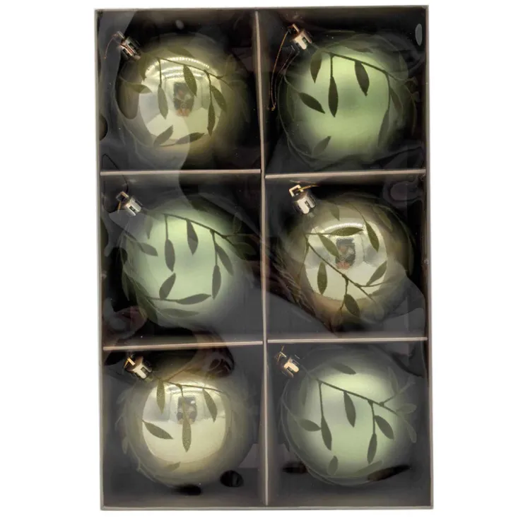 Sale Pack de 6 boules vertes