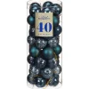 New Pack de 40 mini boules 30mm bleu