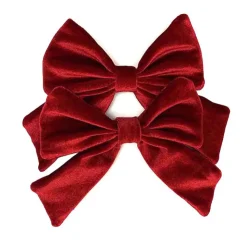 Online Pack de 2 nAuds en velours rouge