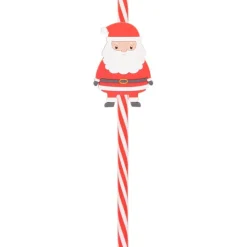 New Pack de 4 pailles noel