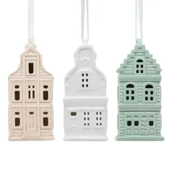 Sale Pack de 3 sujets maisons en cera