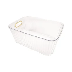 Best Panier rangement transparent l