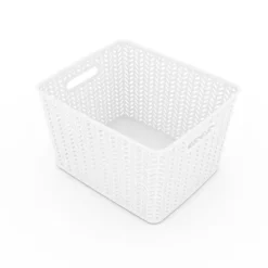 New ORGANIZED HOME Paniere de rangement chevron