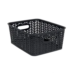 ORGANIZED HOME Paniere de rangement chevron