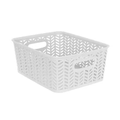 ORGANIZED HOME Paniere de rangement chevron