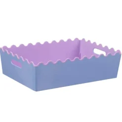 SIMPLY Paniere de rangement large vague