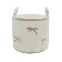 Discount BATHROOM COLLECTION Paniere de rangement noeud rose