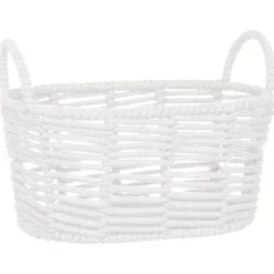 Best THE STORAGE SHOP Paniere ovale blanc