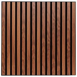 Sale Panneau deco tasseaux bois fonce