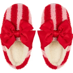 Best Pantouffle bouclette avec rayure