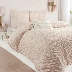 Hot HOME COLLECTION Parure lara 240x220 blush