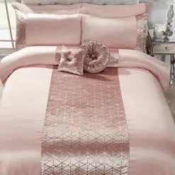 Hot HOME COLLECTION ARGENT Parure lexi 200x200 rose
