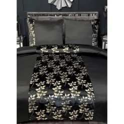 Outlet HOME COLLECTION ARGENT Parure maryse 240x220 velours no