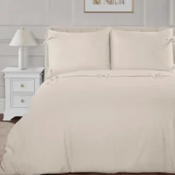 Hot HOME COLLECTION Parure nouettes 240x220 ivoire