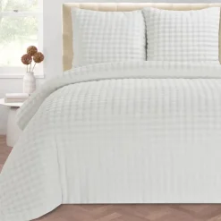 Discount SIMPLY COSY Parure 200x200 bubble blanc