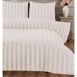 Outlet Parure 260x240 velours ecru