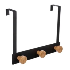 New FIVE Patere de porte metal x3 tete ba