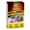 New KB Pates anti rats et souris 12x10g