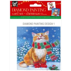 Hot CRAFT ID Peinture diamant noel 13x13cm
