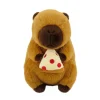 Peluche capybara pizza