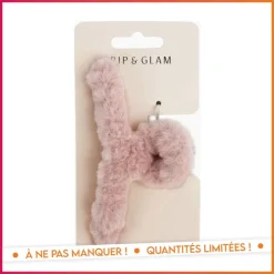 Outlet GRIP & GLAM Pince cheveux fluffy creme