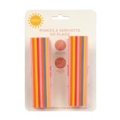 Discount SIMPLY SUMMER Pinces serviettes de plage