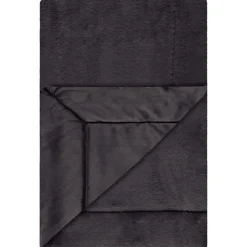 Clearance JAPANDI Plaid aspen 130x160cm noir