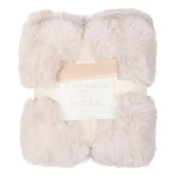 Discount NATURAL HOME Plaid bubble beige 130x160cm