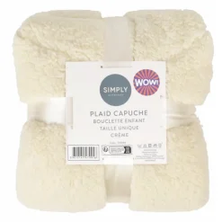 Discount Plaid capuche enfant bouclette