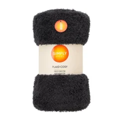 Best SIMPLY COSY Plaid cosy 130x160cm anthracite